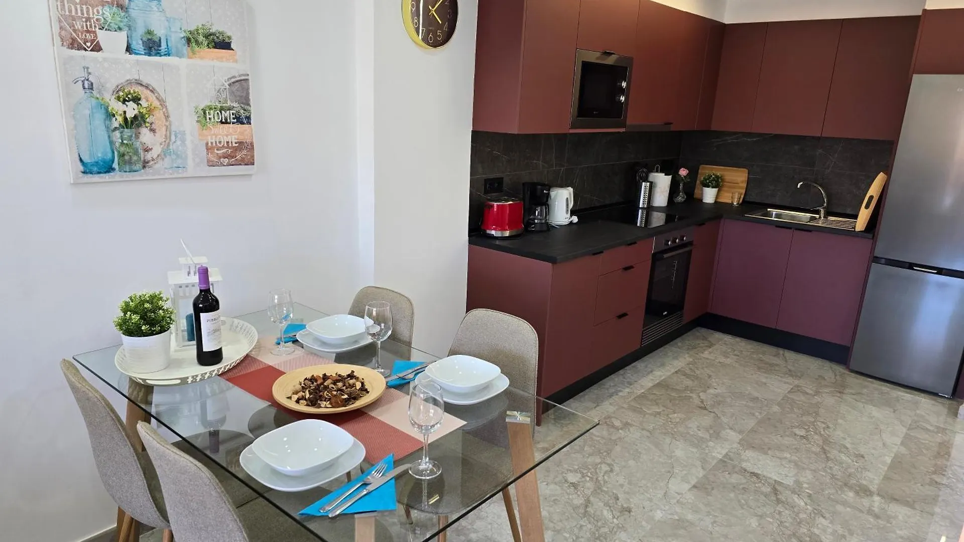 Exclusive Apartment Eden, Marble Floor, Luxury Bathroom, Heated Pool, Close To City Centre, Sea View, Balcony ロスクリスティアーノス